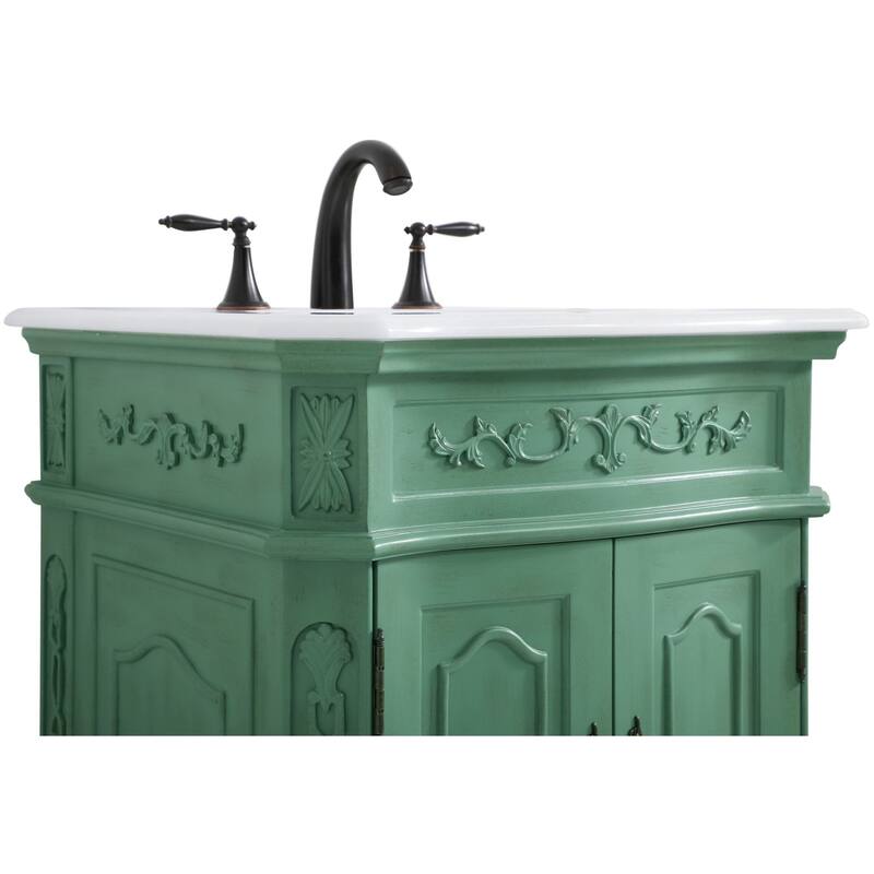 Elegant Lighting VF10124-VW Danville 24" Free Standing Single Basin