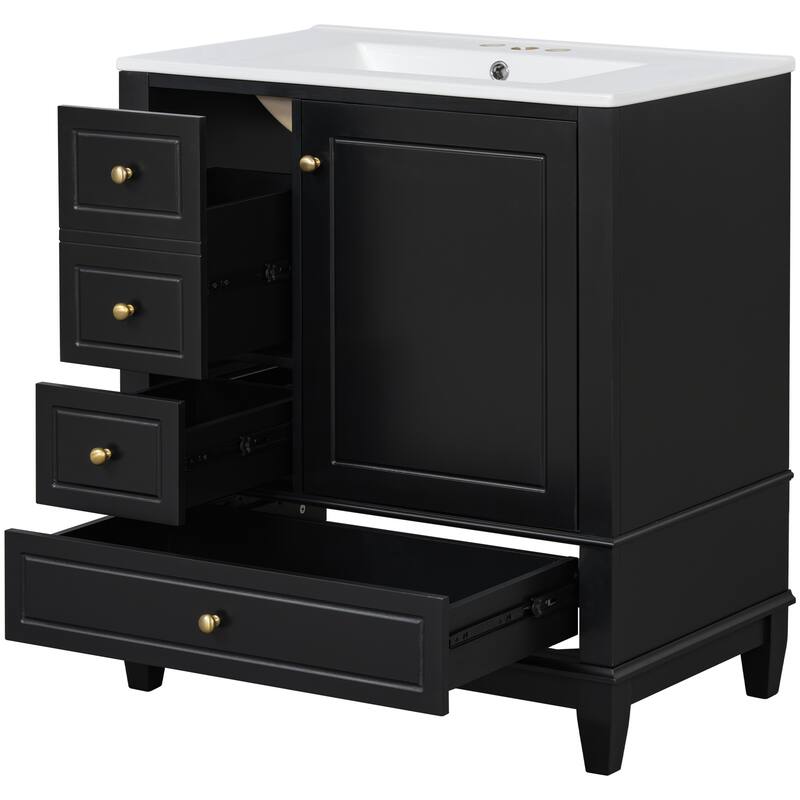 Christopher Knight Home 30" Stylish and Functional Bathroom Vanity with Sink