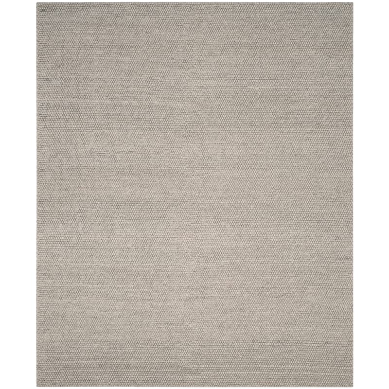 SAFAVIEH Handmade Natura Gonnie Wool Rug - 12' x 18' - Silver