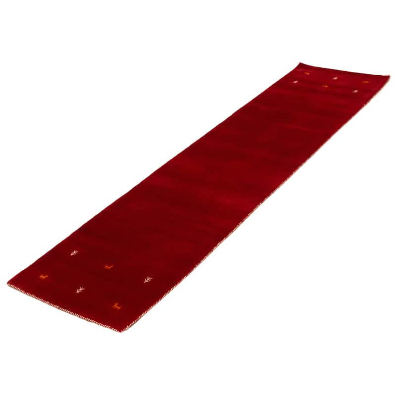 Kashkuli Gabbeh Red Rug 2'9" x 11'1" - 2'9 x 11'1