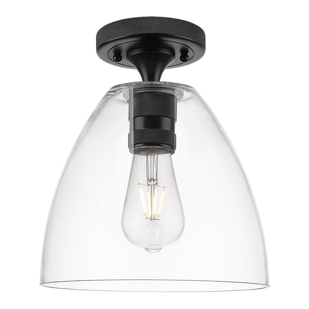 Innovations Lighting 434-1F-GBD-92 Crown Point 9" Wide Semi-Flush