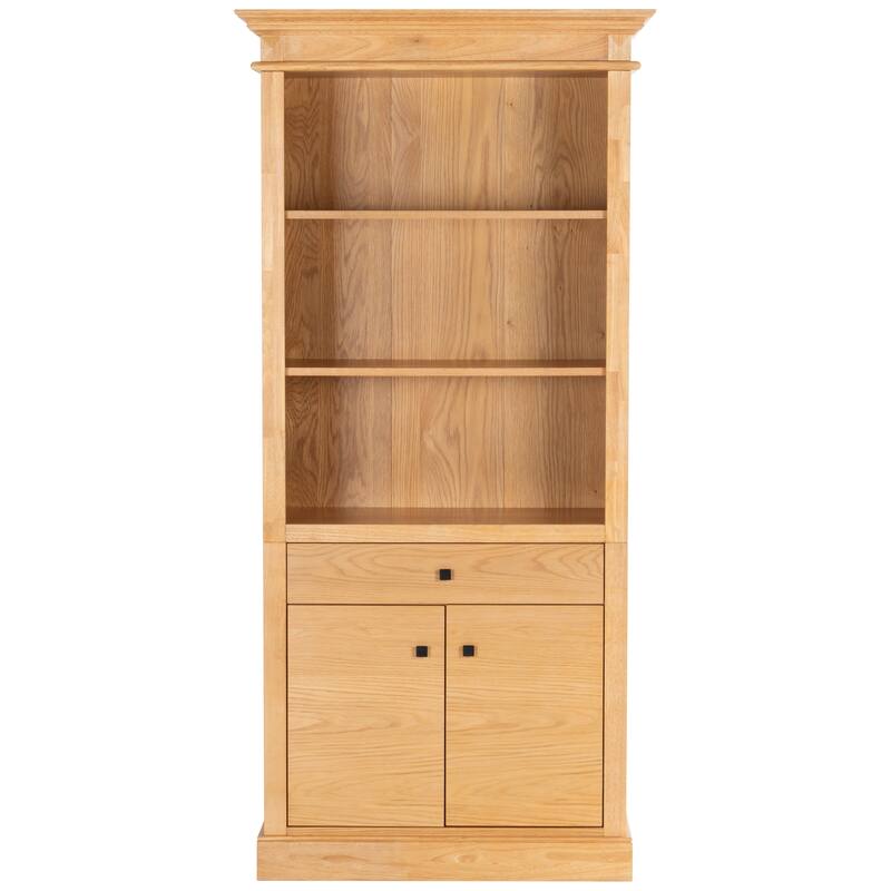 SAFAVIEH Couture Francesco 4-Shelf Wood Bookcase - 36"W x 17"D x 76"H