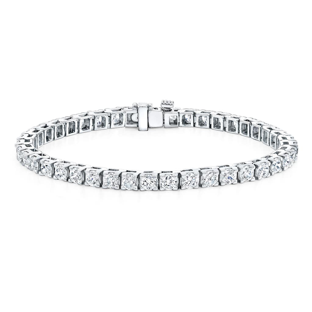 Vault Classic 8.00ct TW Natural Diamond Tennis Bracelet (I VS2)