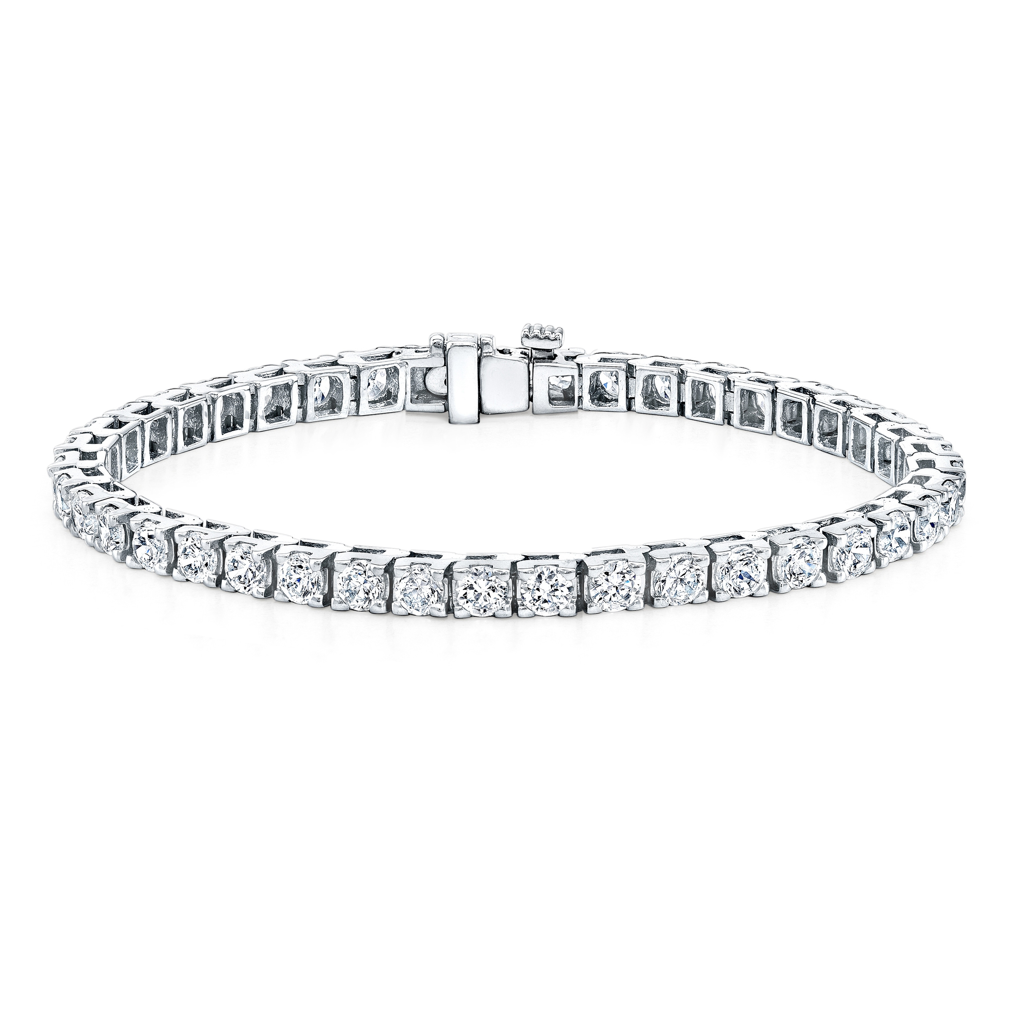 Vault Classics 8.00ct TW Natural Diamond Tennis Bracelet (I VS2)
