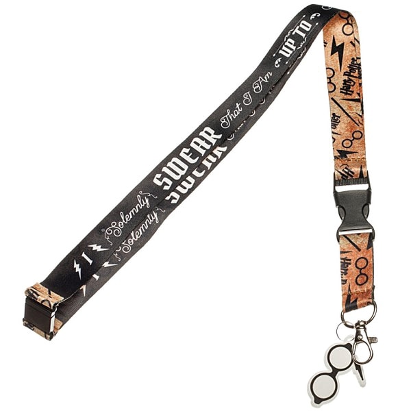 HARRY POTTER UP TO NO GOOD LANYARD WITH METAL CHARM AND KEY HOLDER