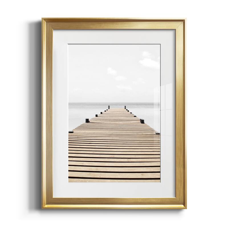 Neutral Skies Premium Framed Print - Ready to Hang - Gold - 22X30