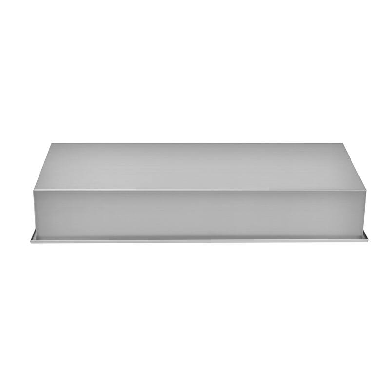 12-in x 24-in Ultra-thin Frame Recessed 2-Section Stainless Steel Shower Niche Brushed Stainless Steel