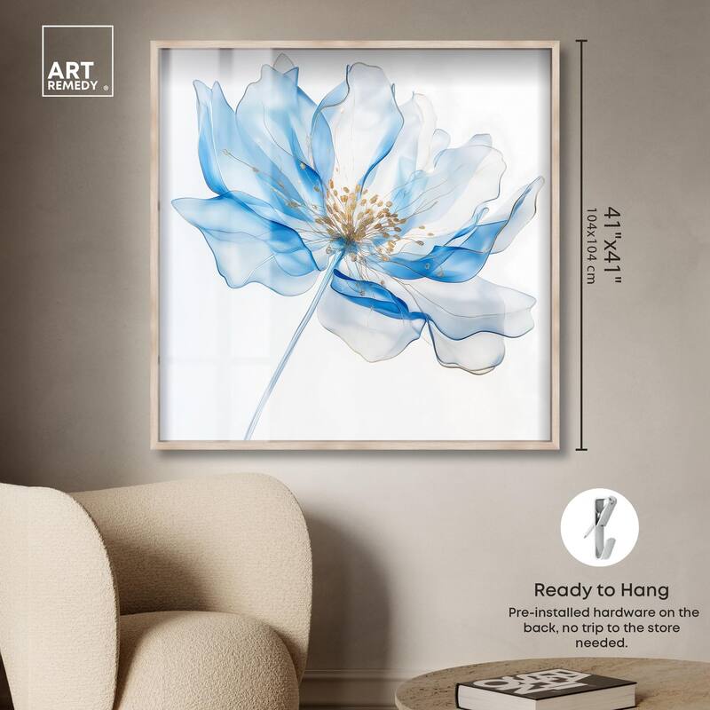 Glacier Ghost Blossom Shadowbox by Art Remedy