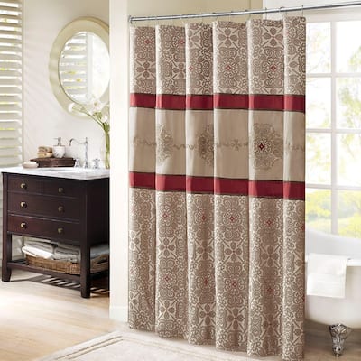 Embroidered Shower Curtain