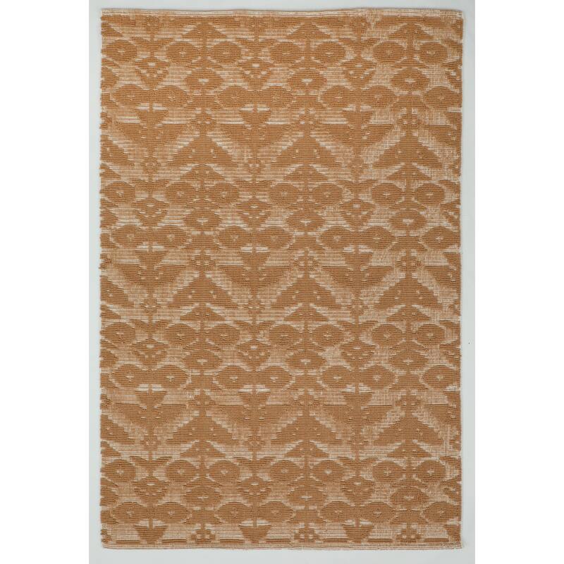 Terra by Obeetee Savanna Grace Rug - Straw Stripe - 3' x 5'