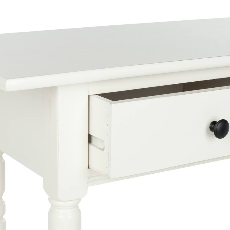SAFAVIEH Arvilla Grey 2-Drawer Console Table - 37.8" x 13" x 31.9" - 38Wx13Dx32H