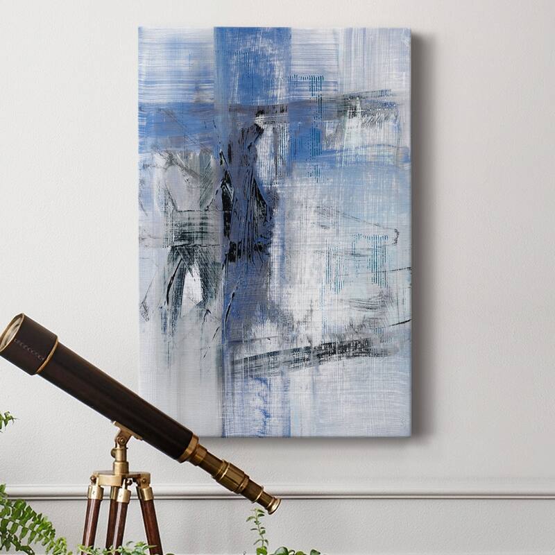 Reflections in Indigo Premium Gallery Wrapped Canvas - Ready to Hang