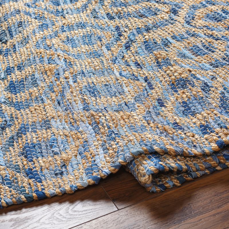 Livabliss Jean Recycled Cotton & Jute Casual Area Rug