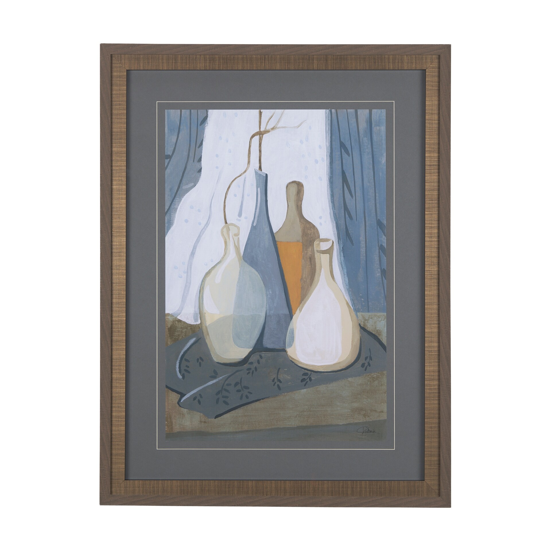 Mercana Still life III by Mercana Studio a Framed Art Print Matted under Glass