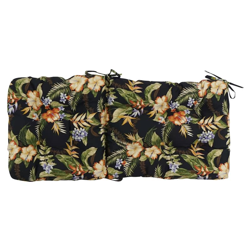 Multi-section Tufted Outdoor Seat/Back Chair Cushion (Multiple Sizes)