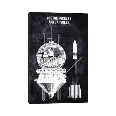 iCanvas "Vostok Rockets" by Joseph Fernando Canvas Print