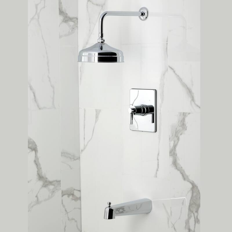 Kingston Brass NuvoFusion Single-Handle Pressure Balanced Tub and Shower Faucet