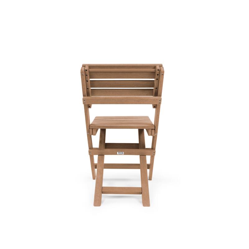 Las Cabos Fully Assembled All-Weather Outdoor Folding Bistro Set - 3-piece