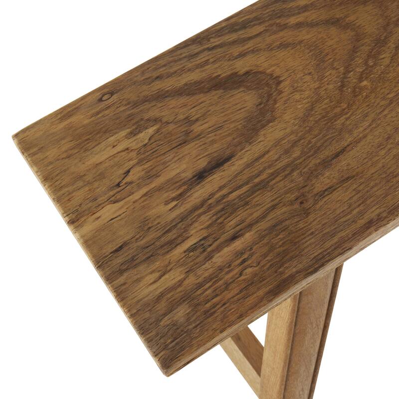 Mango Wood Handmade Traditional Home Bench - Brown - Roche River Decor