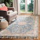 SAFAVIEH Handmade Aspen Adelia Boho Tribal Wool Rug - 5' x 8' - Blue/Rust