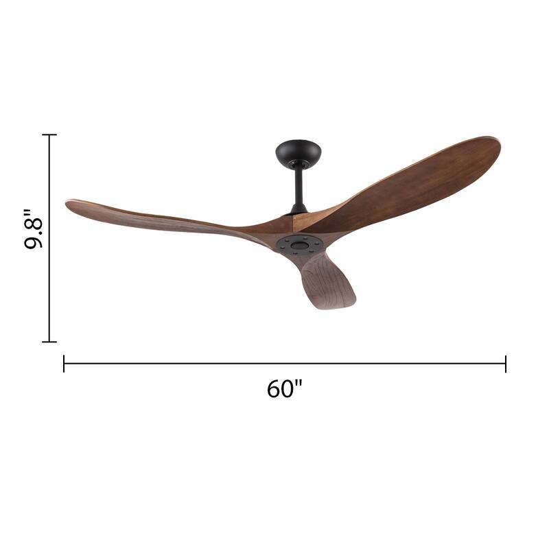 3-Blades Ceiling Fan With Remote Control