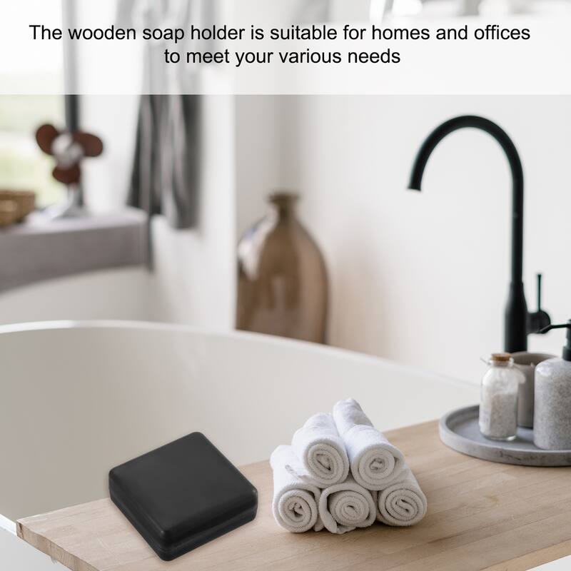 Wooden Soap Holder, Detachable Soap Box