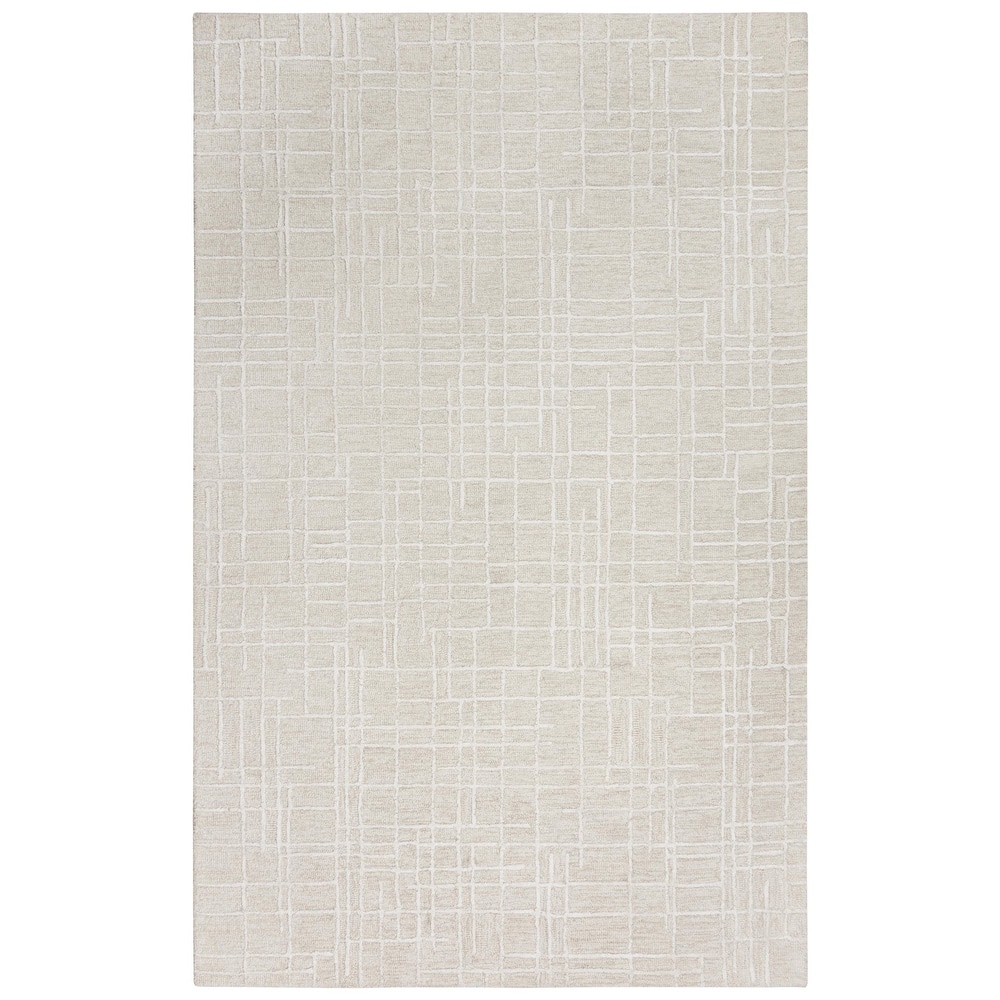 Alora Decor Classic Ivory Hand-tufted Wool Rug