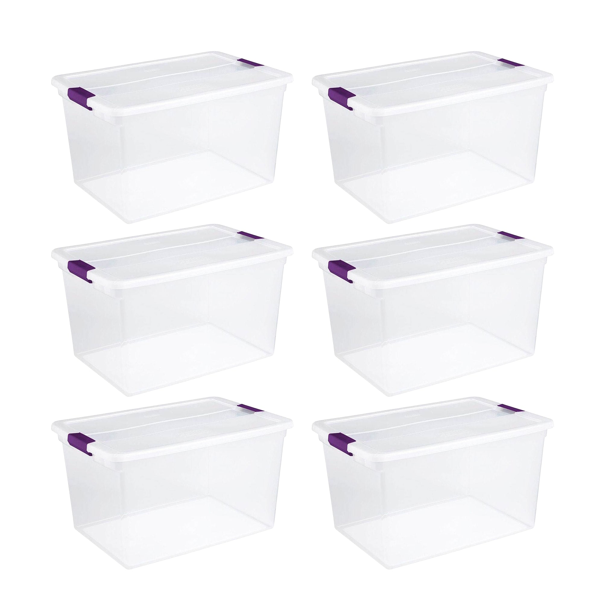 Sterilite 66 Quart Storage Totes, Pack, and Quart Storage