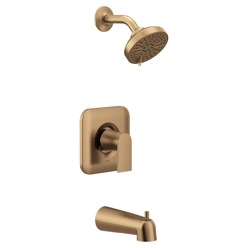 Moen Genta LX Tub and Shower Trim Package with Multi Function Shower - Bronzed Gold