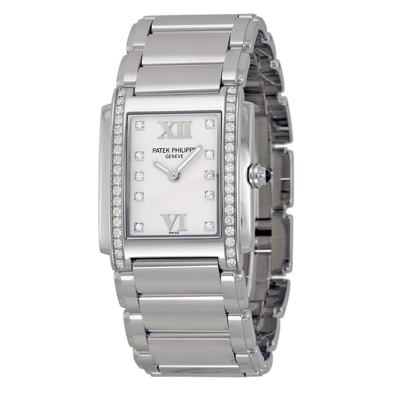 Patek Philippe Pre-Owned Double Vertical Women's Watch - White - 30mm