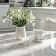 preview thumbnail 18 of 27, Kitchen Dining Table Marble Tabletop Round Modern Sintered Stone Bar Bistro Table