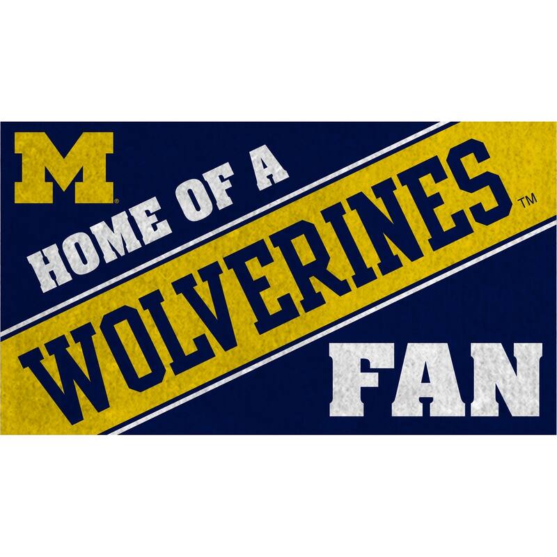 University Of Michigan PVC Door Mat