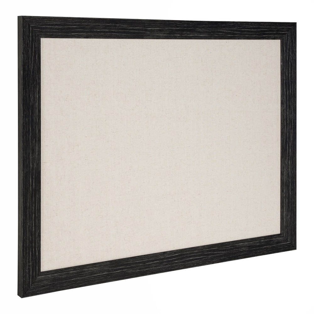 DesignOvation Beatrice Framed Linen Fabric Pinboard
