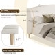 preview thumbnail 5 of 20, Upholstered Bed Wingback Platform Bed with Boucle Fabric