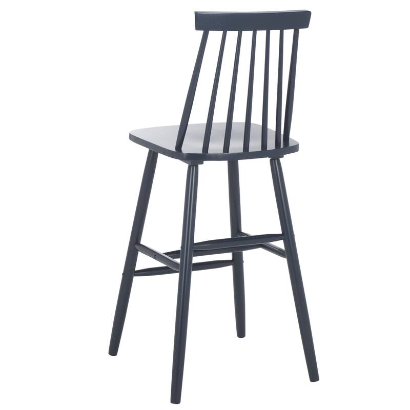 SAFAVIEH Zillah 24-inch Spindle Farmhouse Counter Stool (Set of 2) - 17.7" x 20.5" x 39.1" - 18"W x 21"D x 39"H