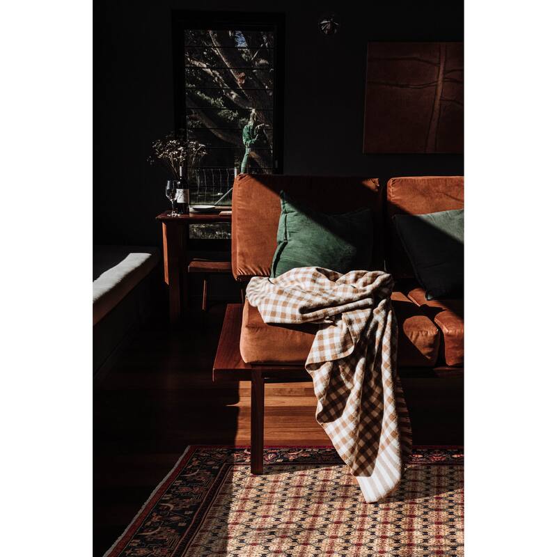 ECARPETGALLERY Hand-knotted Andelz Light Brown Wool Rug - 4'7 x 7'1