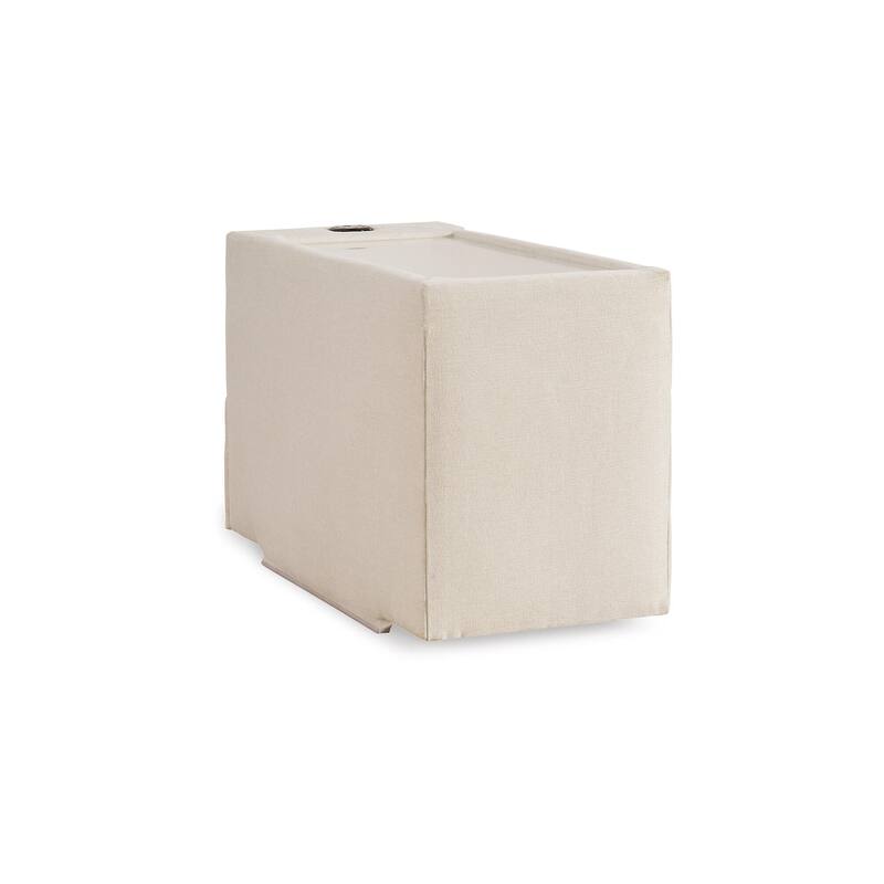 Signature Design by Ashley Modmax Beige 6-Piece Sectional with Audio Console - 107"W x 124"D x 36"H