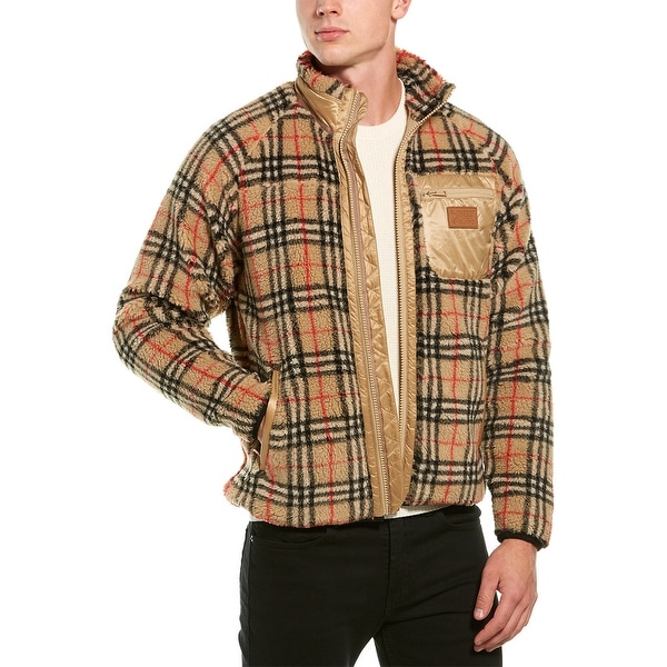 burberry jacket fleece
