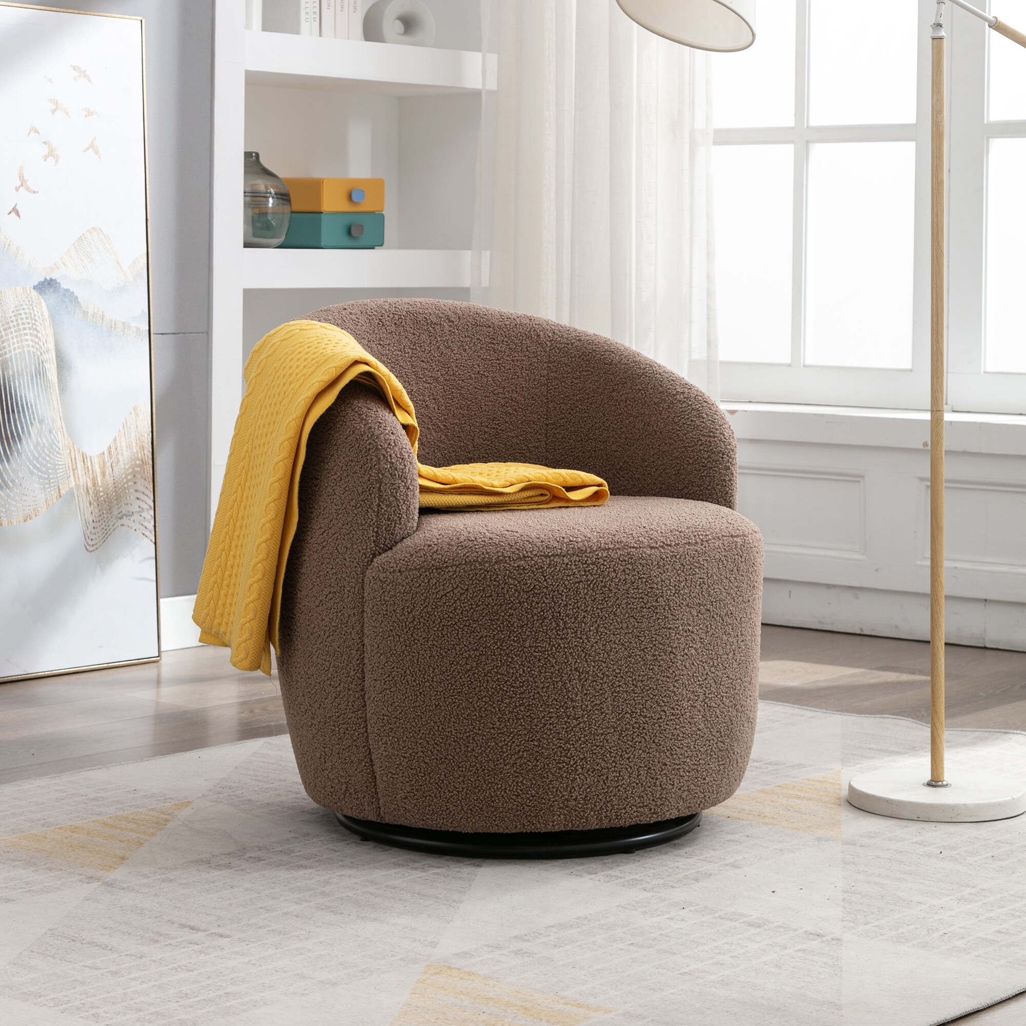 Swivel Chair for Living Room Bedroom Corner Chairs for Small