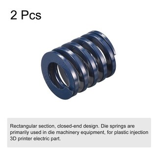 thumbnail image 2 of Uxcell Die Spring 2 Pack 20mm OD 125mm Long Spiral Stamping Light Load 2 of 11