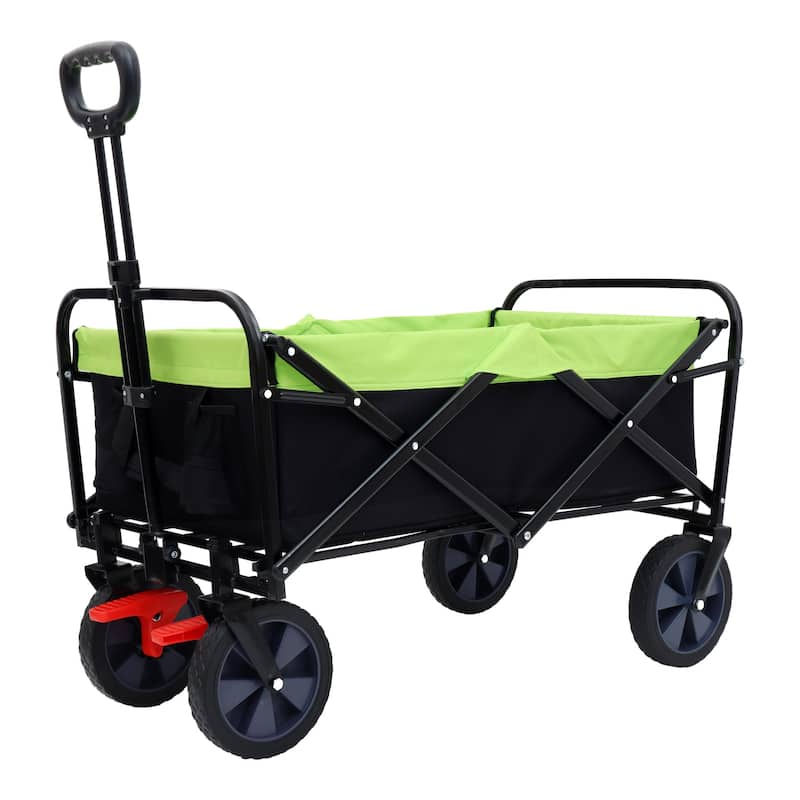 Foldable Hand Cart, Multi-Purpose Garden Cart, 360-Pound Capacity, Heavy-Duty Portable Utility Cart
