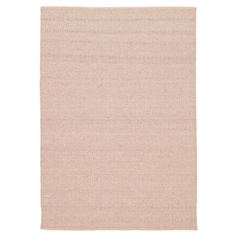 Nevada Tan Kilim 5'2" x 7'8" - 5'2 x 7'8 - Tan - 5'2 x 7'8