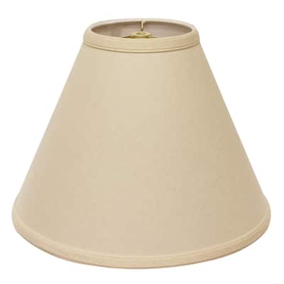HomeRoots Beige Linen Cone Lamp Shade - 19" L x 19" W x 13" H