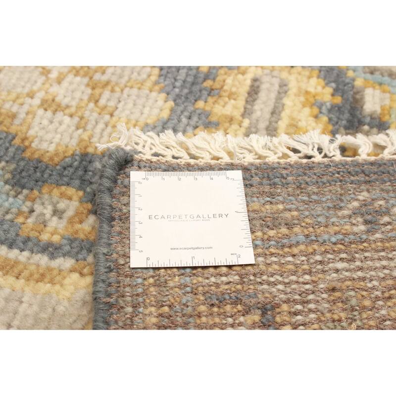 ECARPETGALLERY Hand-knotted Jules Serapi Navy Wool Rug - 5'0 x 8'0