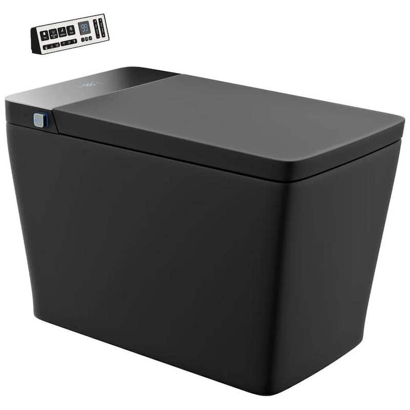 Swiss Madison SM-ST0201 Concorde 1.28 GPF One Piece Elongated Toilet - Matte Black