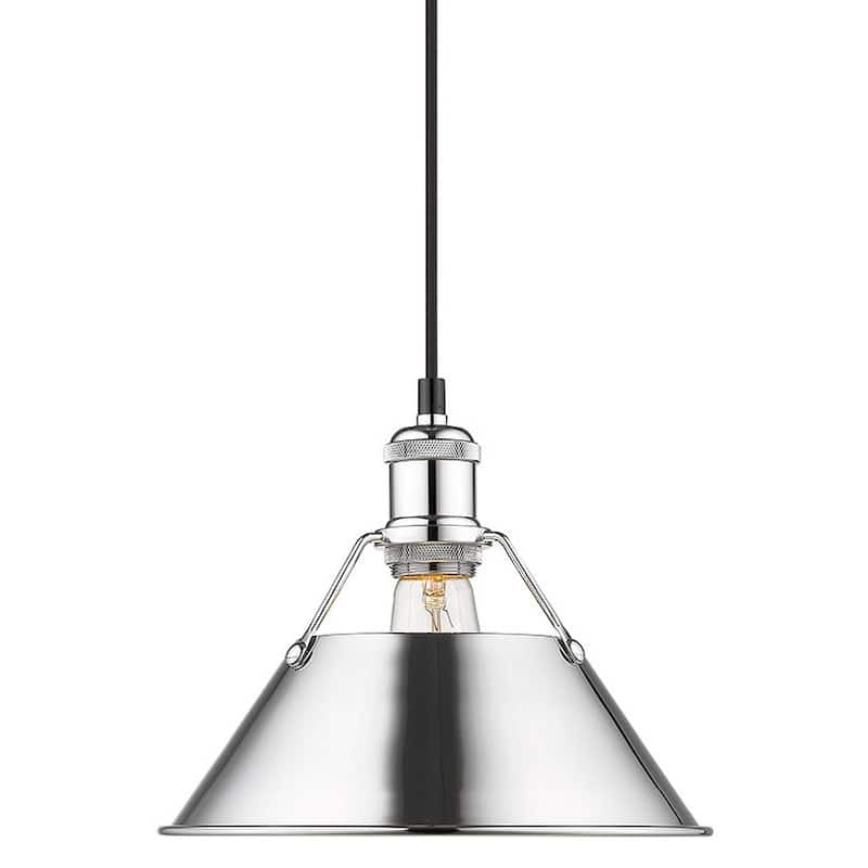 Golden Lighting 3306-M CH Orwell 10" Wide Mini Pendant