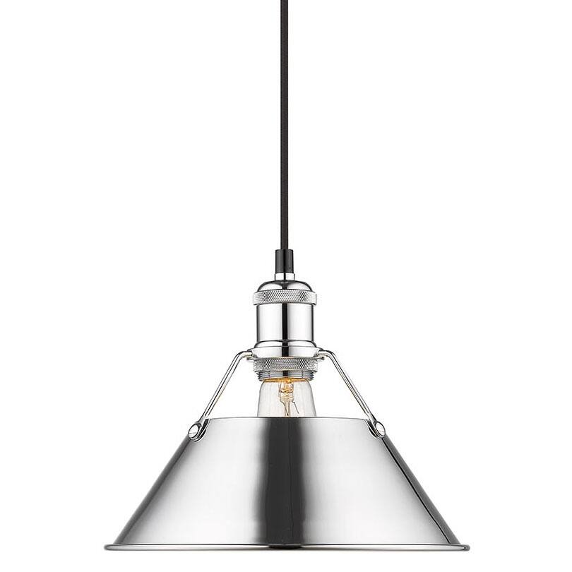Golden Lighting 3306-M CH Orwell 10" Wide Mini Pendant