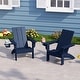 preview thumbnail 44 of 68, Shoreside Kids Outdoor Poly Adirondack Chair with Cup Holder (Set of 2)