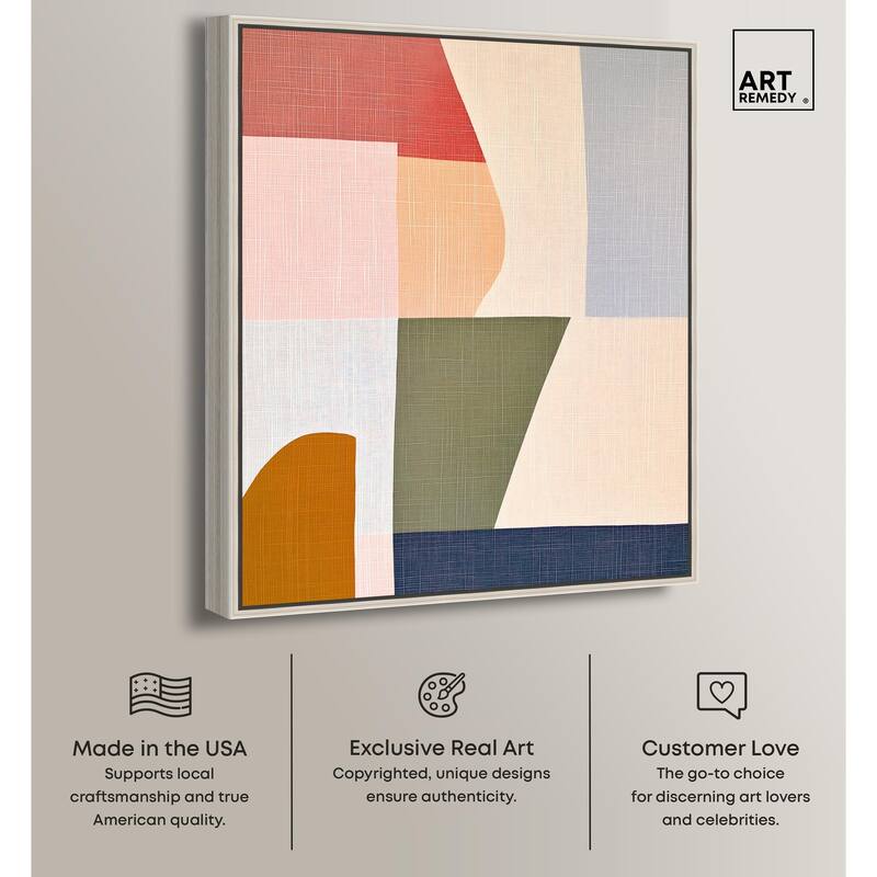 Planar Patchwork I Canvas by Art Remedy
