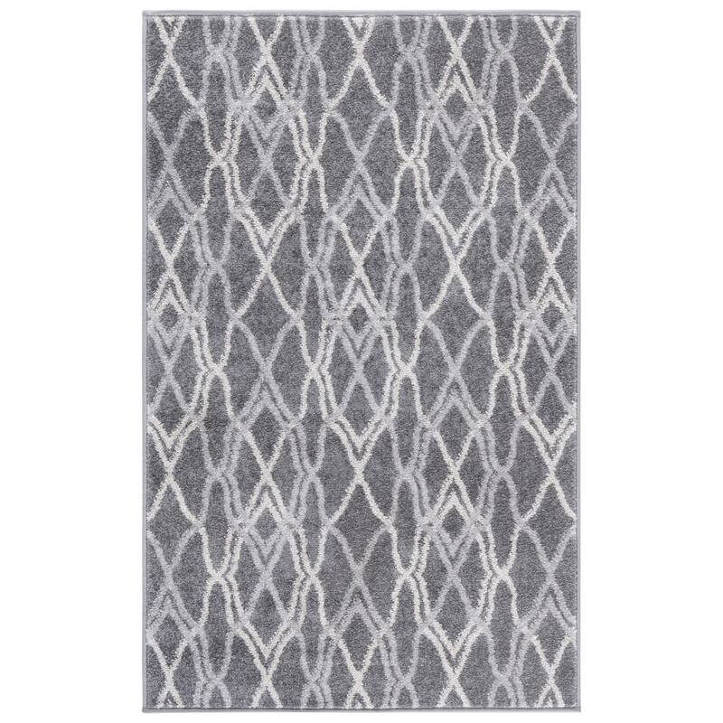 SAFAVIEH Amherst Dursiye Modern Rug - 2'6" x 4' - Grey/Light Grey